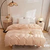 Higt-End Home Textile Fashion Simple Queen King Size Machine Washable Portable Bedding Comforter Cover for All Ages