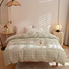 Higt-End Home Textile Fashion Simple Queen King Size Machine Washable Portable Bedding Comforter Cover for All Ages