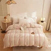 Higt-End Home Textile Fashion Simple Queen King Size Machine Washable Portable Bedding Comforter Cover for All Ages