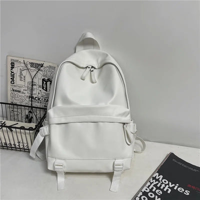 Large Backpack Women Leather Rucksack Women's Knapsack Travel Backpacks Shoulder School Bags for Teenage Girls Mochila Back Pack