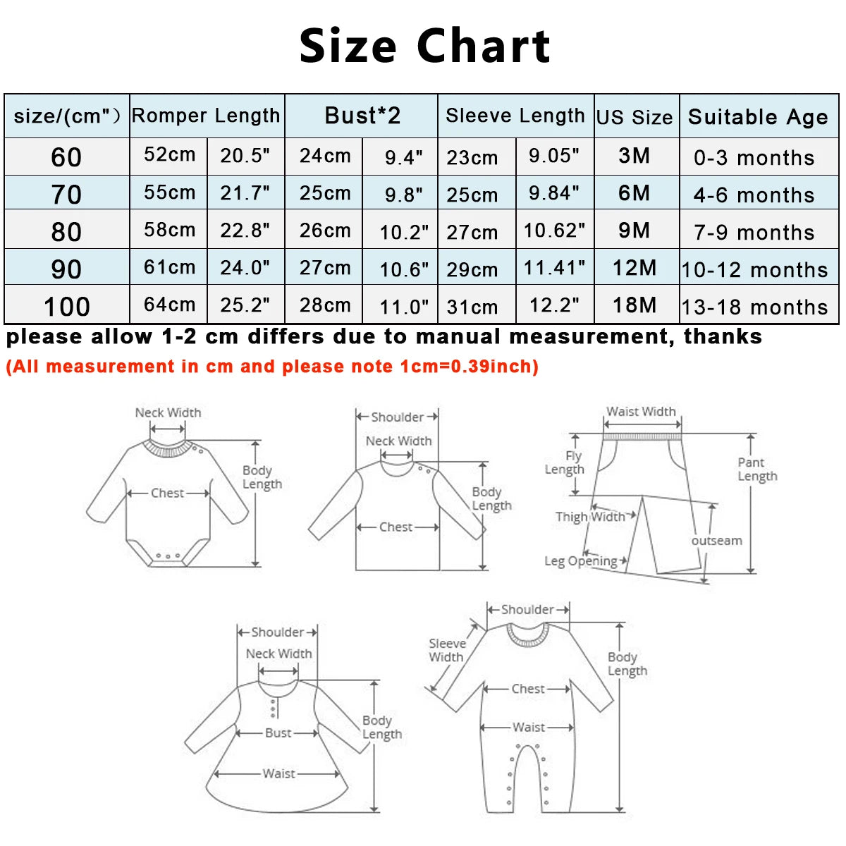 2pcs Infant Baby Girls Clothes Fashion Printed Cotton Long Sleeve Romper Jumpsuit with Headband Newborn Clothing for 0-18month