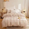 Higt-End Home Textile Fashion Simple Queen King Size Machine Washable Portable Bedding Comforter Cover for All Ages