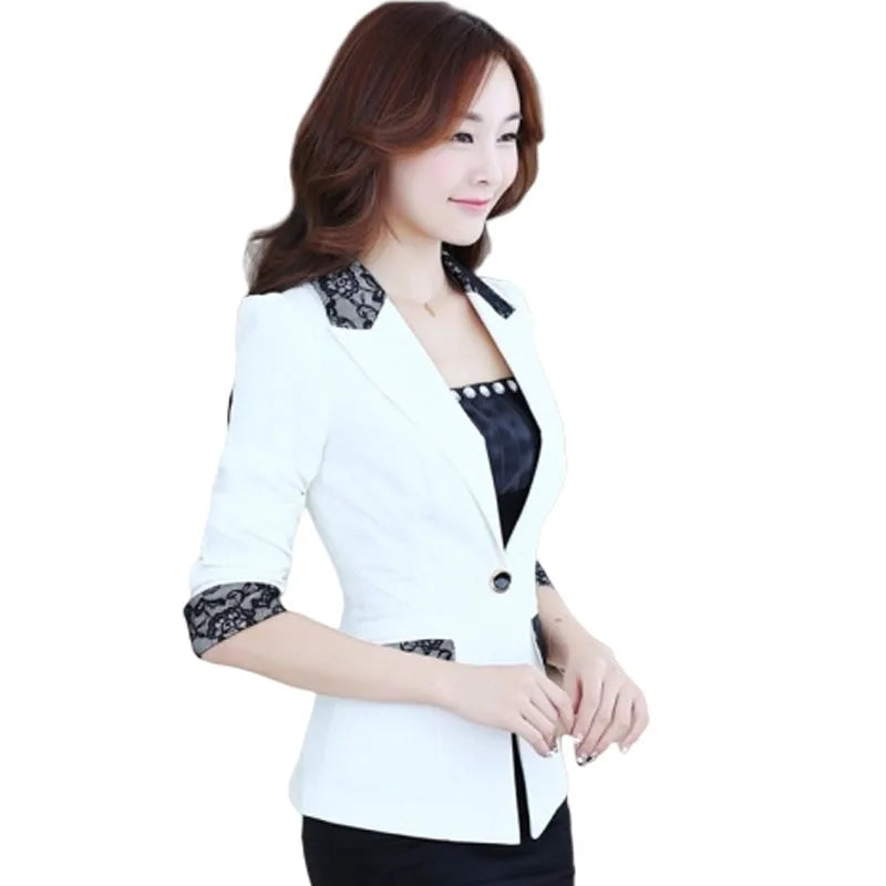 Lace Detail Blazer