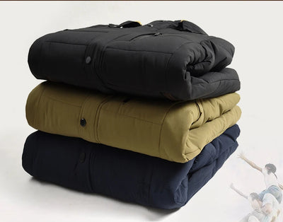 2023 Winter New Warm Thick Fleece Parkas Men Waterproof Hooded Fur Collar Parka Jacket Coat Men Autumn Fashion Casual Parkas Men