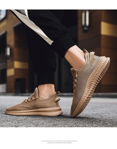 Mesh Men Shoes Breathable White Mens Sneakers Trendy  Lightweight Black Walking Big Size Man Tenis Shoe Zapatillas Hombre