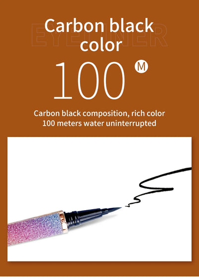 2 in 1 Lash Glue & Eyeliner Waterproof Long Lasting self adhesive Glue False Eyelashes Black Liquid Eyeliner Glue Pen