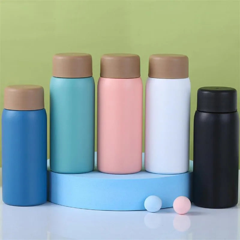 150ml Mini Coffee Thermos Flasks Water Bottle Portable Stainless Steel Small Capacity Insulated Vaccum Flask Travel Thermoses