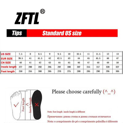 ZFTL New Men Dress shoes Genuine Leather Man Business shoes Big Size Men's Wedding shoes Casual Lace-up shoes Handmade  2025