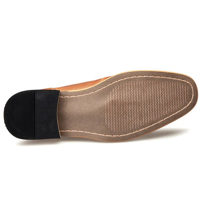 ZFTL New Men Dress shoes Genuine Leather Man Business shoes Big Size Men's Wedding shoes Casual Lace-up shoes Handmade  2025