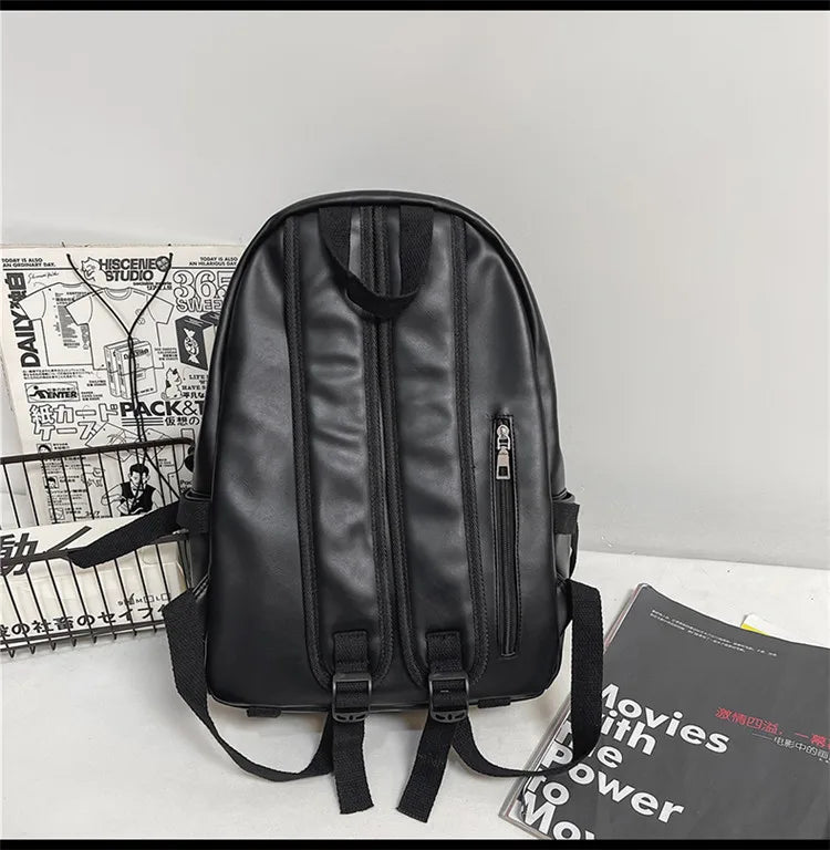Large Backpack Women Leather Rucksack Women's Knapsack Travel Backpacks Shoulder School Bags for Teenage Girls Mochila Back Pack