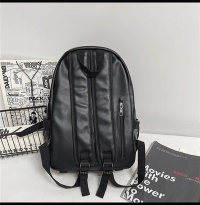 Large Backpack Women Leather Rucksack Women's Knapsack Travel Backpacks Shoulder School Bags for Teenage Girls Mochila Back Pack