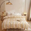 Higt-End Home Textile Fashion Simple Queen King Size Machine Washable Portable Bedding Comforter Cover for All Ages