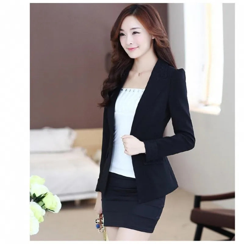 Lace Detail Blazer