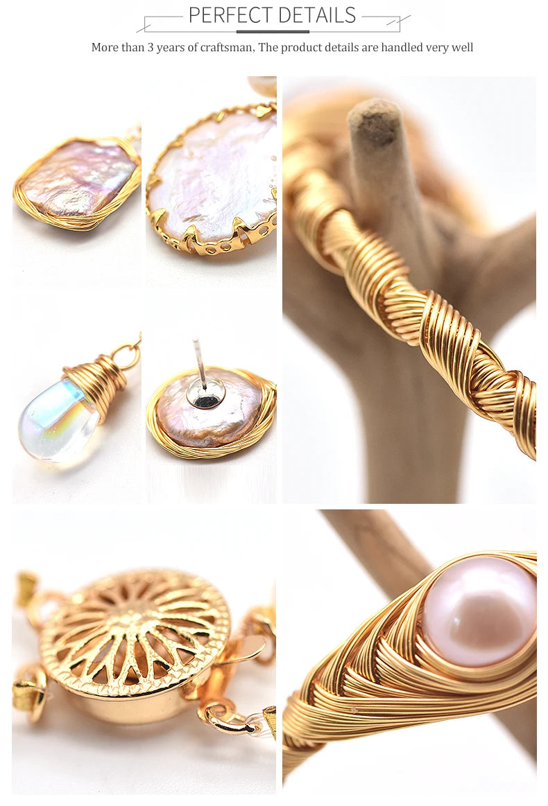 925 Sterling Silver Colorful Tassel Fresh Water Pearl Hoop Earrings Original Design Handmade Womans Luxe Jewelry GE0904