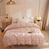 Higt-End Home Textile Fashion Simple Queen King Size Machine Washable Portable Bedding Comforter Cover for All Ages