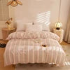 Higt-End Home Textile Fashion Simple Queen King Size Machine Washable Portable Bedding Comforter Cover for All Ages