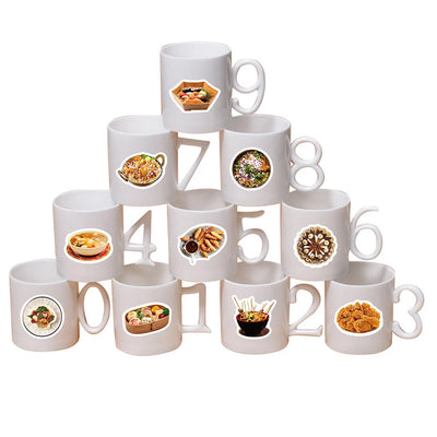 10/30/90pcs Cute Cartoon Food Stickers Delicacy Graffiti Decals Kids Toy DIY Phone Luggage Fridge Notebook Guitar Wall Sticker