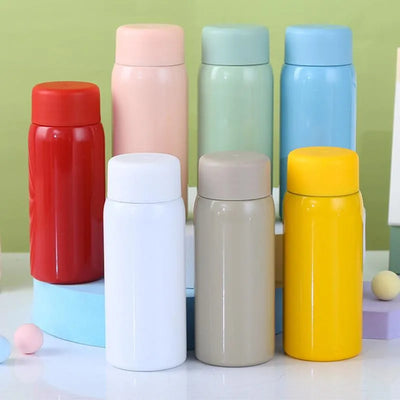 150ml Mini Coffee Thermos Flasks Water Bottle Portable Stainless Steel Small Capacity Insulated Vaccum Flask Travel Thermoses