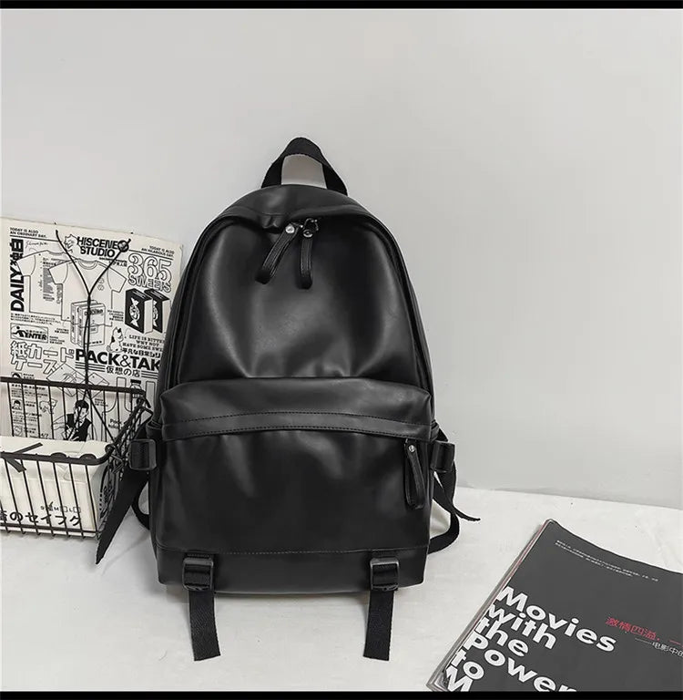 Large Backpack Women Leather Rucksack Women's Knapsack Travel Backpacks Shoulder School Bags for Teenage Girls Mochila Back Pack