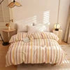 Higt-End Home Textile Fashion Simple Queen King Size Machine Washable Portable Bedding Comforter Cover for All Ages