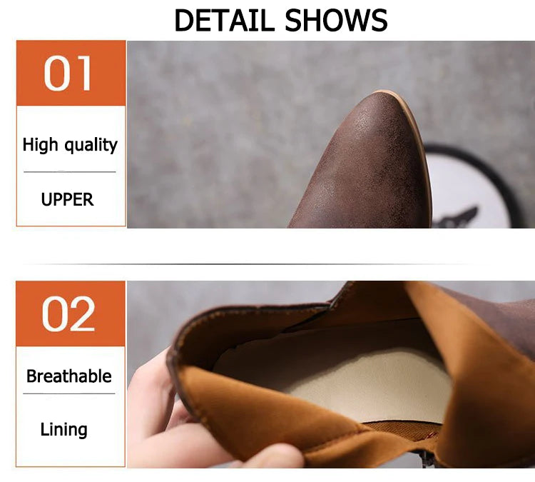 Summer Women Shoes Retro High Heel Ankle Boots Female Block Mid Heels Casual Botas Mujer Booties Feminina Plus Size 43