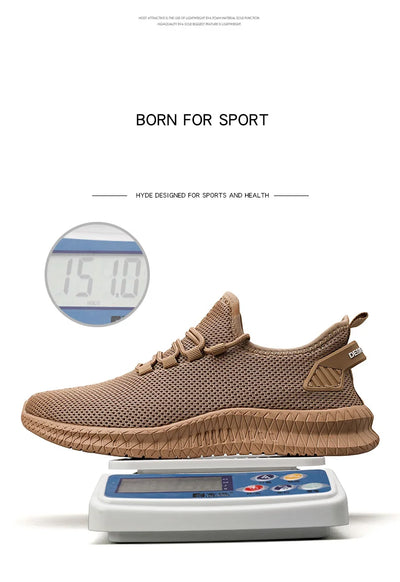 Mesh Men Shoes Breathable White Mens Sneakers Trendy  Lightweight Black Walking Big Size Man Tenis Shoe Zapatillas Hombre