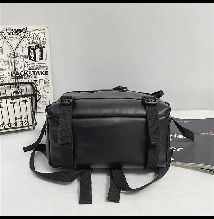 Large Backpack Women Leather Rucksack Women's Knapsack Travel Backpacks Shoulder School Bags for Teenage Girls Mochila Back Pack