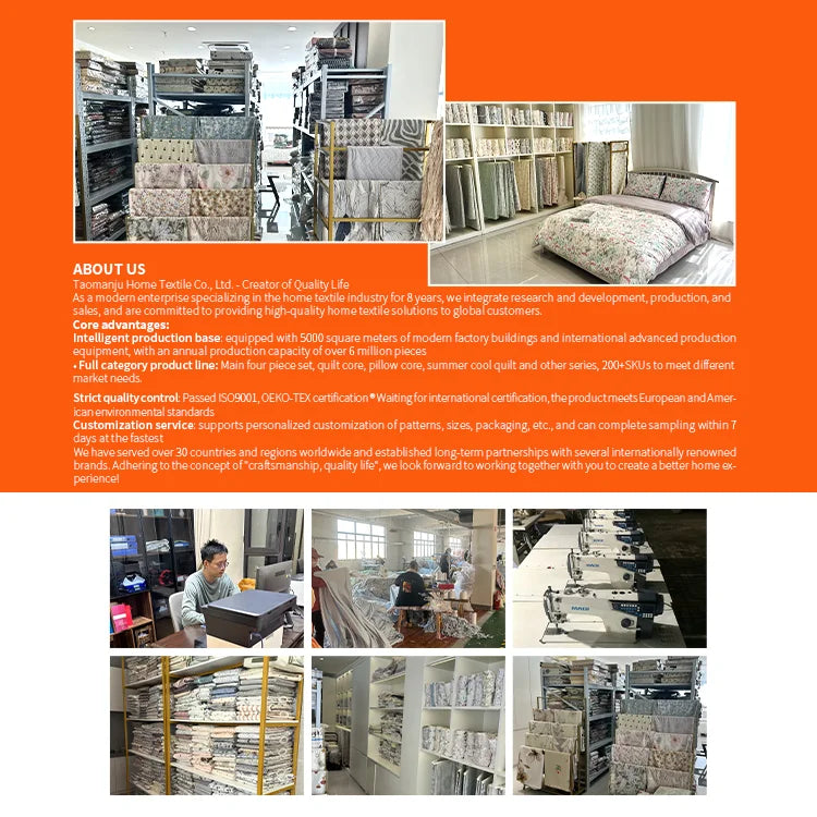 Higt-End Home Textile Fashion Simple Queen King Size Machine Washable Portable Bedding Comforter Cover for All Ages