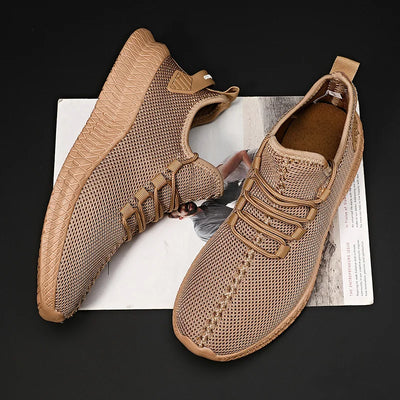 Mesh Men Shoes Breathable White Mens Sneakers Trendy  Lightweight Black Walking Big Size Man Tenis Shoe Zapatillas Hombre