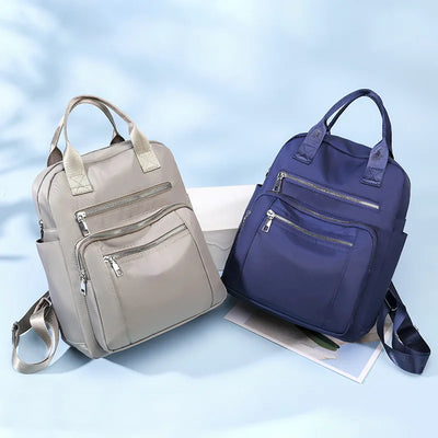 Women Backpack Travel Casual Waterproof Women's Shoulder Bags Female Large Capacity Oxford Rucksack Black Purse