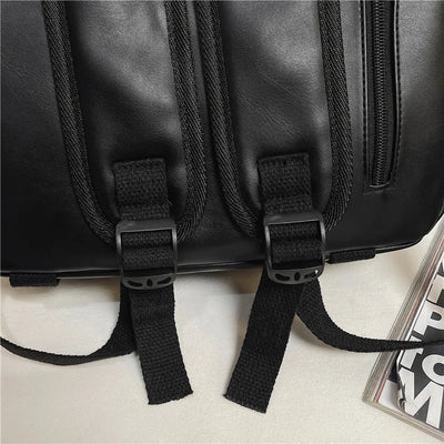 Large Backpack Women Leather Rucksack Women's Knapsack Travel Backpacks Shoulder School Bags for Teenage Girls Mochila Back Pack