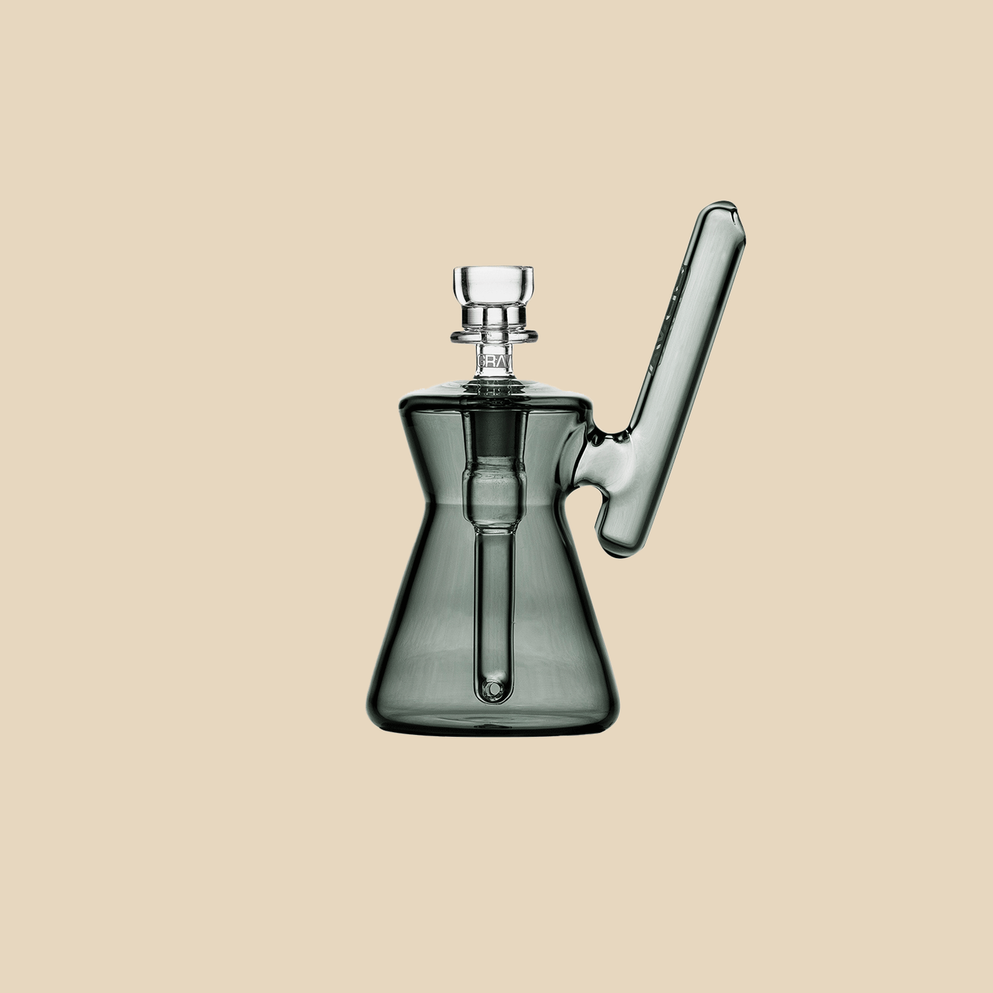 Hourglass Pocket Bubbler - Grey