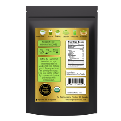 Tega Organic Japanese Matcha Green Tea Powder | 2 x 40g
