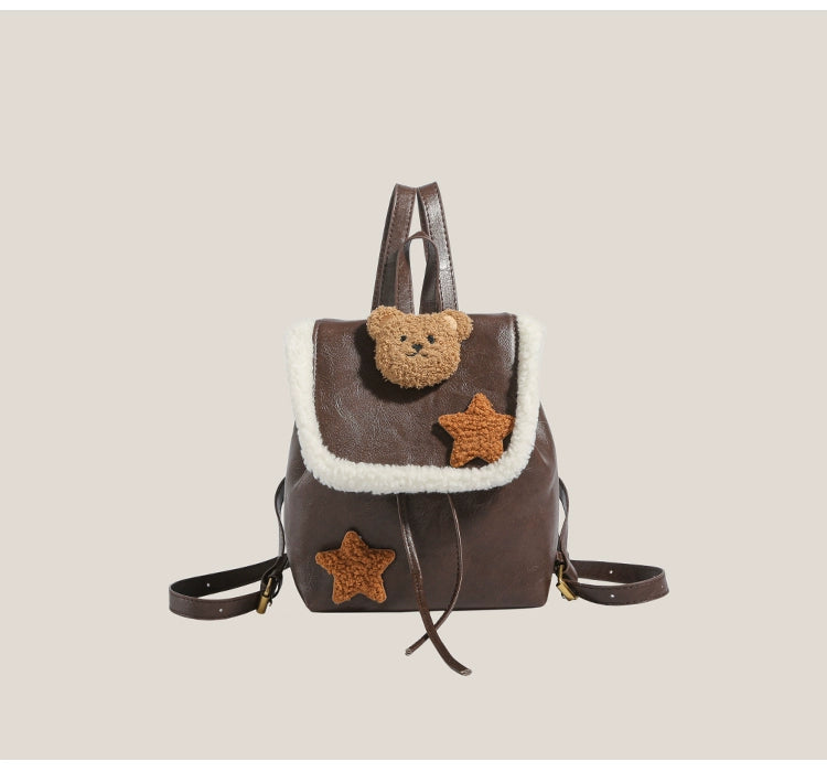 Y2g Millennium Lamb Wool Bear Backpack