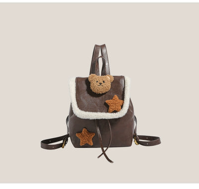 Y2g Millennium Lamb Wool Bear Backpack