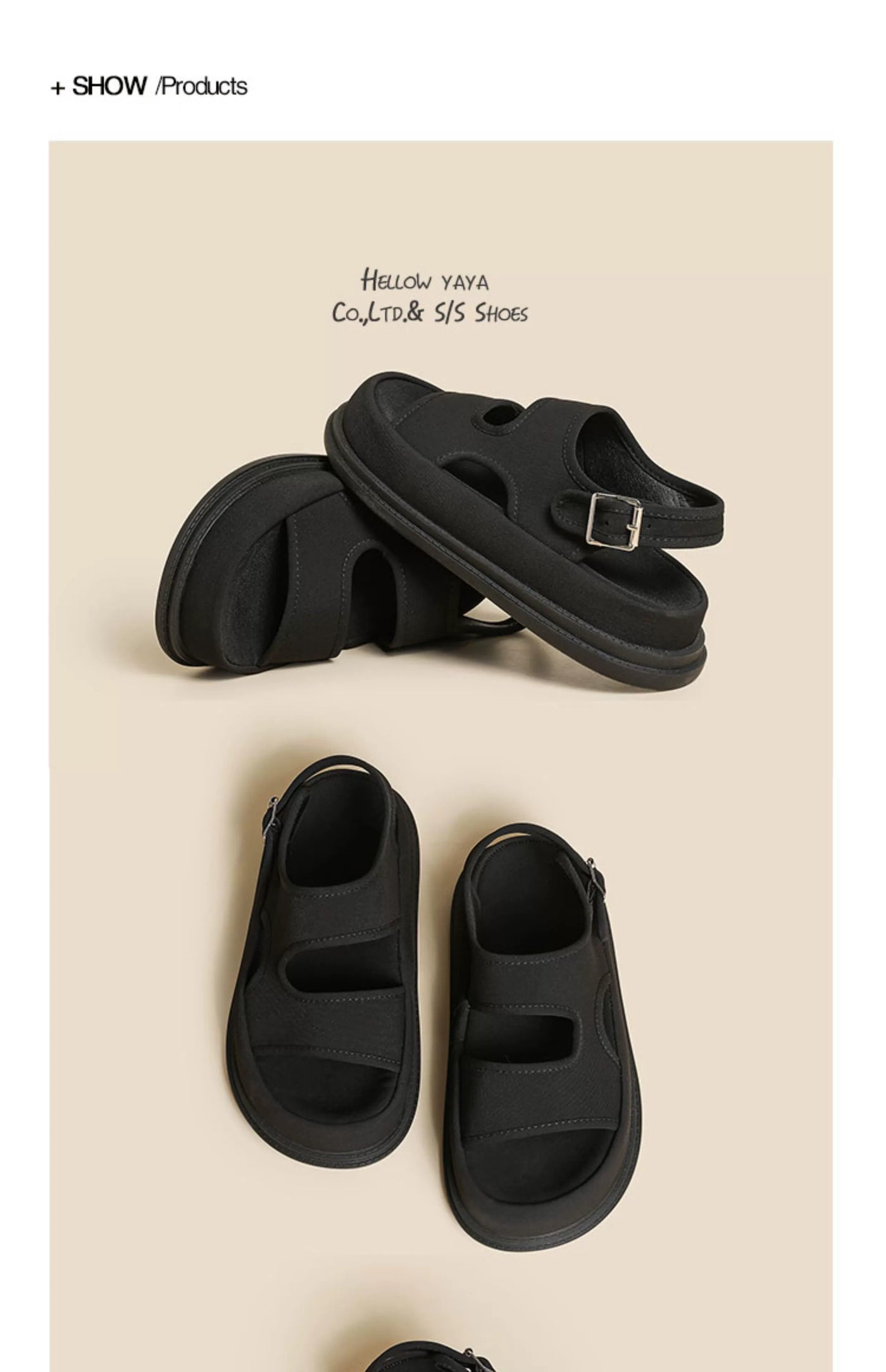 Soft Elastic Thick Sole Elastic Band Slip-on Casual Sandals