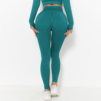 Women Leggings Stretch Yoga Pants High Waist Butt Lifting-Leggings Running Cycling Workout Gym Tights Jogging Fitness Pants