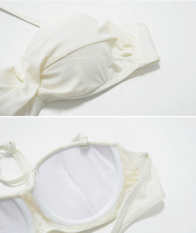 Gathering Breast Holding Swimsuit Bride Wedding Photography Chest Paste