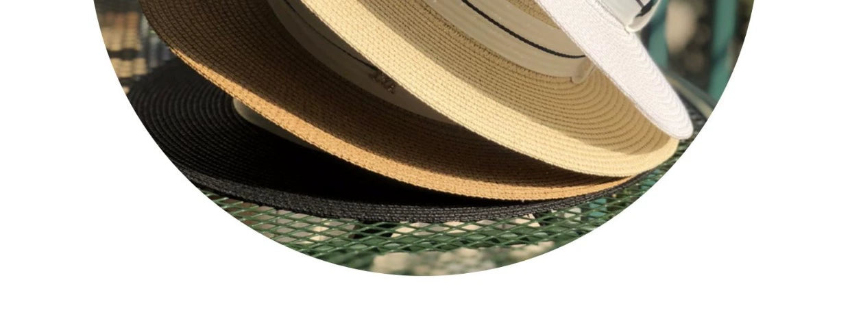 Sun Hat Fashionable White Straw Hat for Women