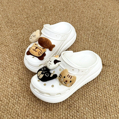 [Shoes Not Included] Hole Shoes Accessories Shoe Ornament Shoe Buckle Decorative Dopamine Y2g Accessory Baroque Suit