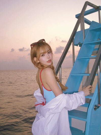 Summer Fresh Gingham Loli Pure Female Bandage