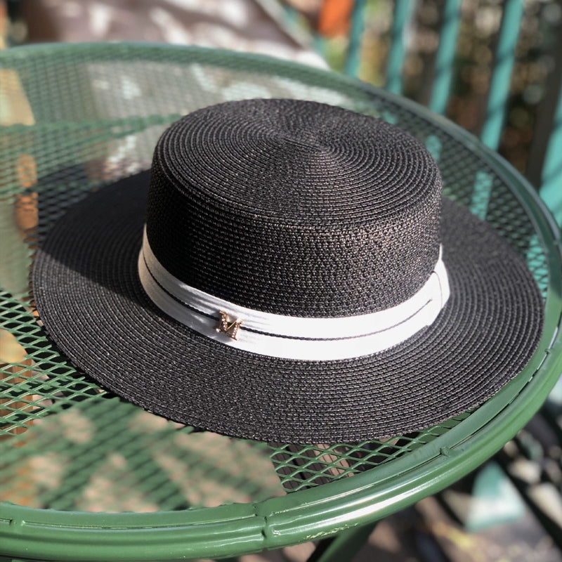 Sun Hat Fashionable White Straw Hat for Women