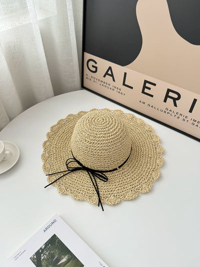 Straw Hat Summer Foldable Beach Women's Fresh Hat