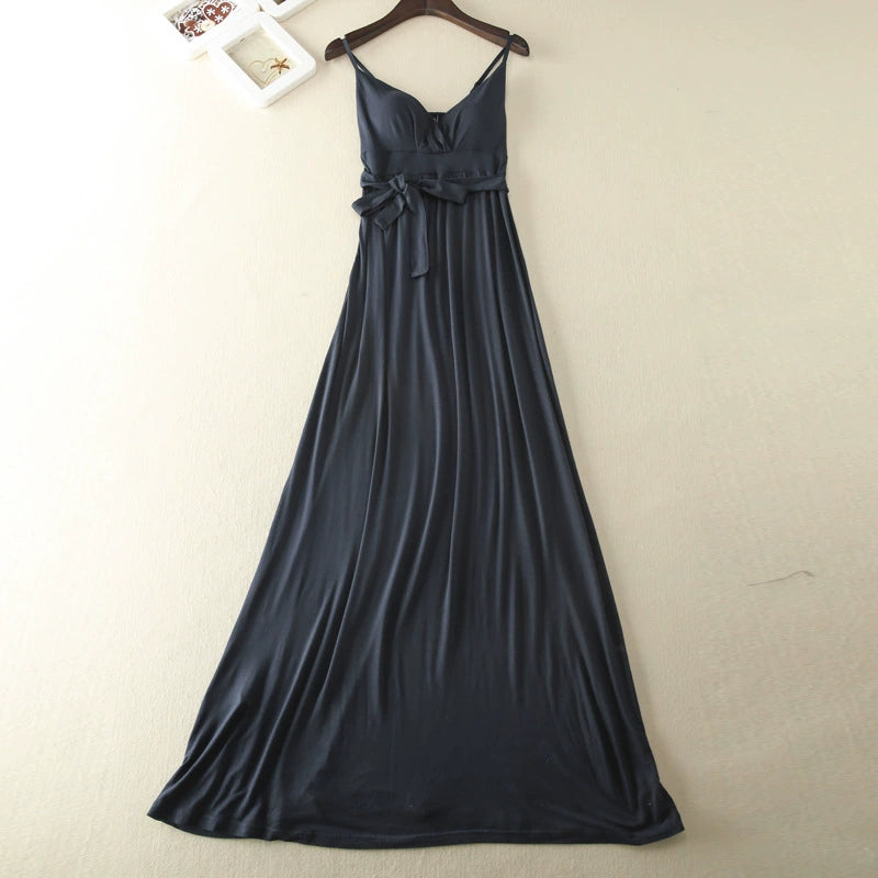 Modal Femous Style Sexy Slip Dress