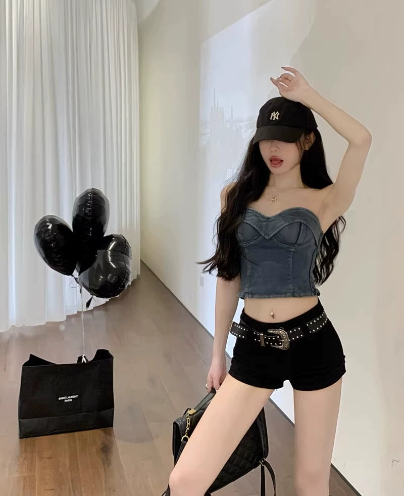 Y2g Low Waist Summer Wear Sexy Slim Fit Slimming Super Short Shorts