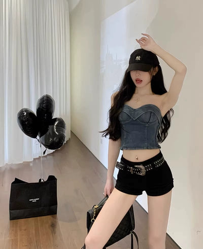 Y2g Low Waist Summer Wear Sexy Slim Fit Slimming Super Short Shorts