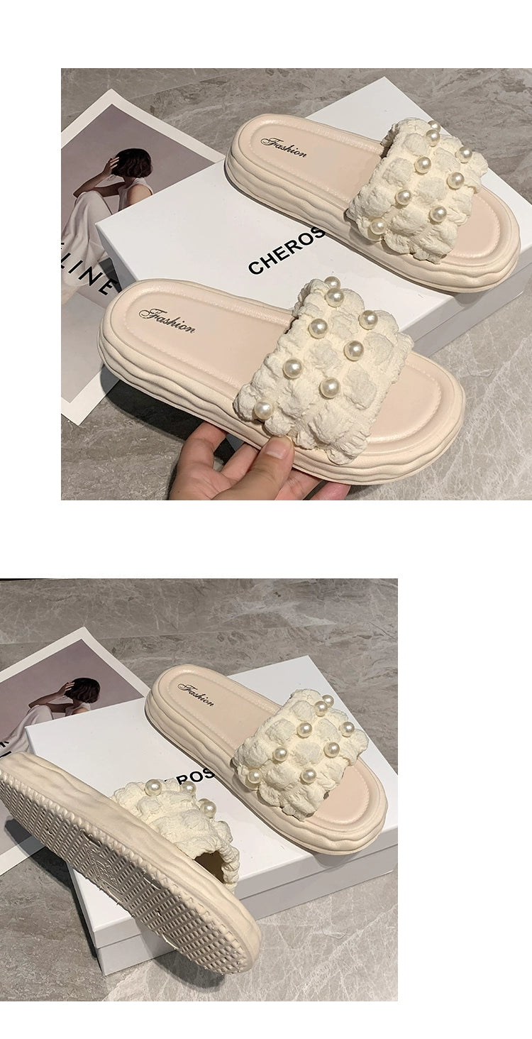 Thick Sole Fairy Style Seaside Vacation Beach Sandals
