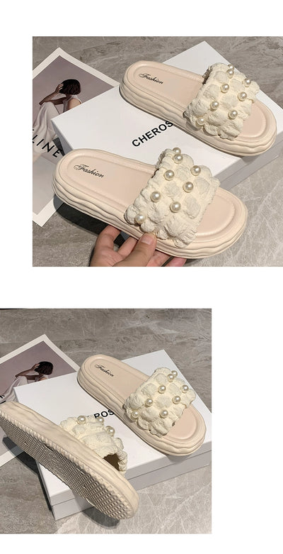 Thick Sole Fairy Style Seaside Vacation Beach Sandals