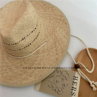 Light Women's Sunshade Sun Protection Hat Outdoor Casual Raffia