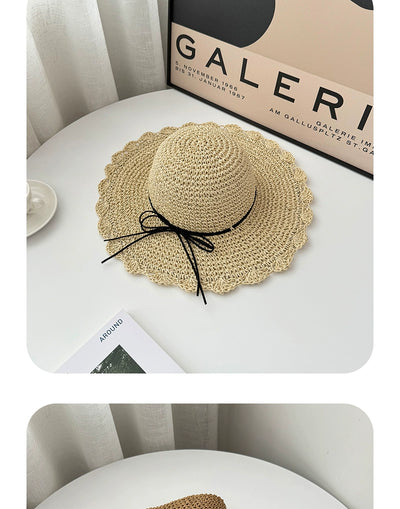 Straw Hat Summer Foldable Beach Women's Fresh Hat